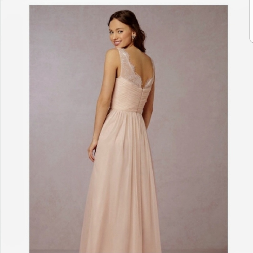 Hitherto BHLDN Fleur Bridesmaid Dress Blush